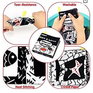 Brand new set of 6 Dr. Rapeti baby cloth books